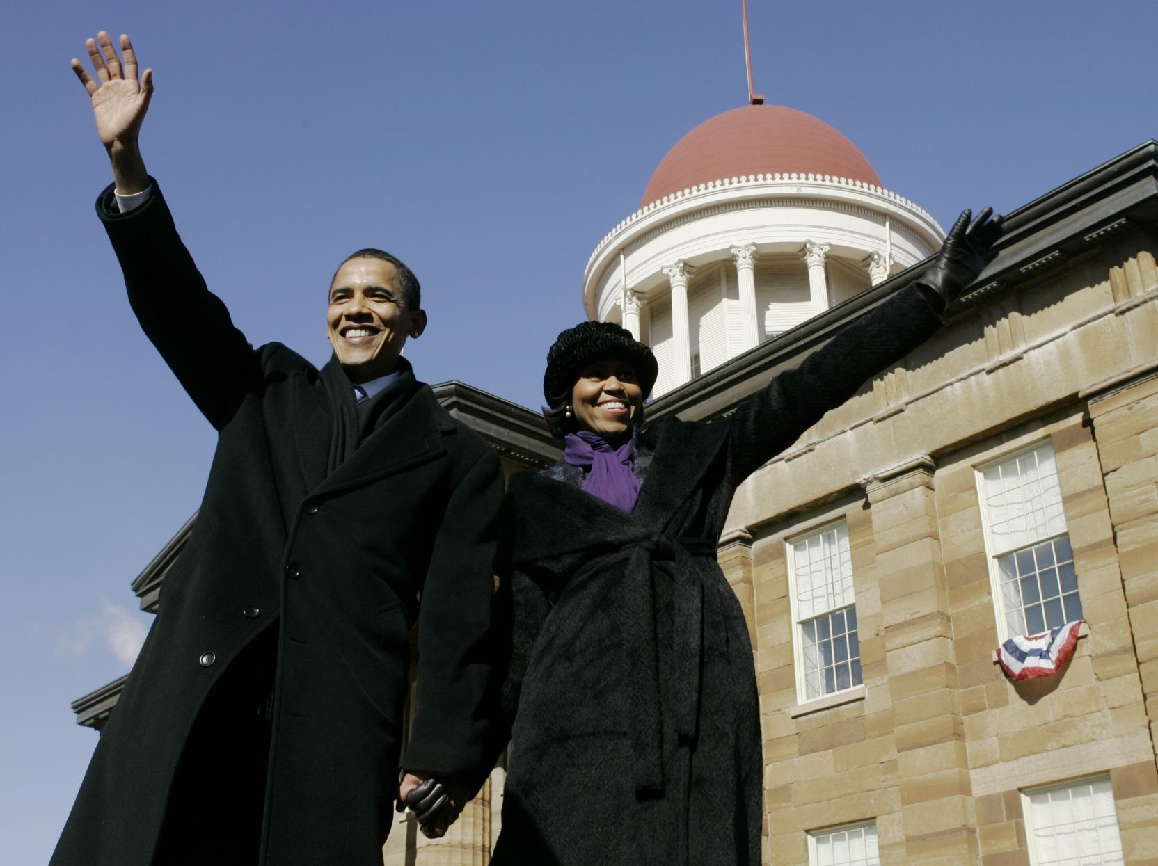 Barack and Michelle Obama, 2007
